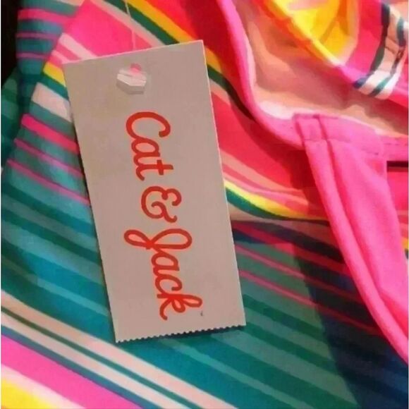 Colorful Striped Swimsuit - Picture 4 of 6